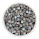 Grey Shimmery Cat's Eye Beads 8mm (Package of Approx. 50 Beads)