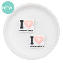 I Love Gymnastics Focal Bead 28x24mm (Package of 2)