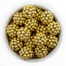 Gold Bubble Bling Beads 20mm (Package of 10)