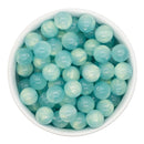 Mint Blue Pearly Luster Beads 12mm (Package of 20)