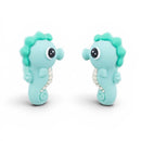 3-D Seahorse Silicone Focal Bead 30x19x13mm (Package of 2)