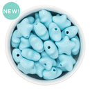 Aqua Solid Star Bead 21mm (Package of 5)