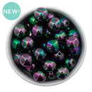 Black Iridescent Solid Beads 16mm (Package of 10)