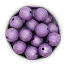 Deep Lilac Stardust Beads 20mm (Package of 10)