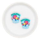 Pickleball Cutie Focal Bead 30x29mm (Package of 2)