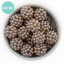 Champagne Iridescent Bubble Bling Beads 20mm (Package of 10)