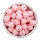 Barely Pink Solid Spiral 15mm Silicone Beads (Package of 10)