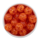 Orange Crackle Beads 20mm (Package of 10)