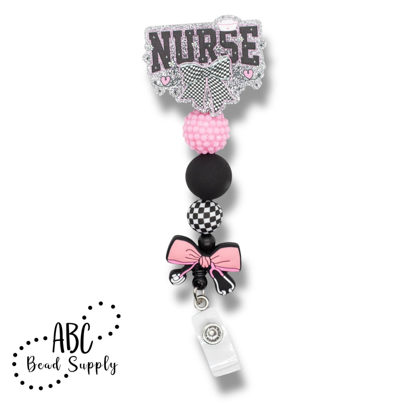Stethoscope Bow Silicone Focal Bead 23x32mm (Package of 2)