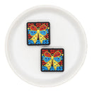 Seuss Bow Silicone Focal Bead 30mm (Package of 2)