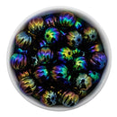 Black Iridescent Pumpkin Beads 16mm (Package of 10)