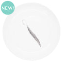 Jumbo Silver Feather Beadable Bookmark Base 116mm (Package of 1)