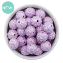 Lilac Iridescent Oblong Multifaceted 16x17mm (Package of 10)
