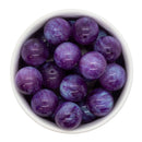 Violet Cosmic Glitter Beads 20mm (Package of 10)