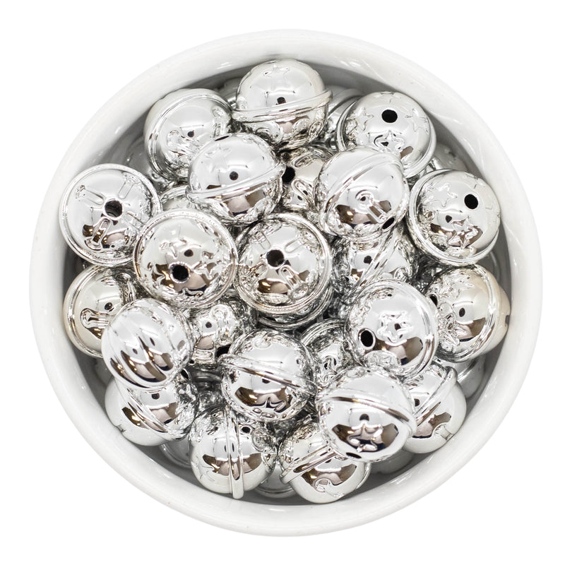 Silver UV Bell Beads 16x18mm (Package of 10)