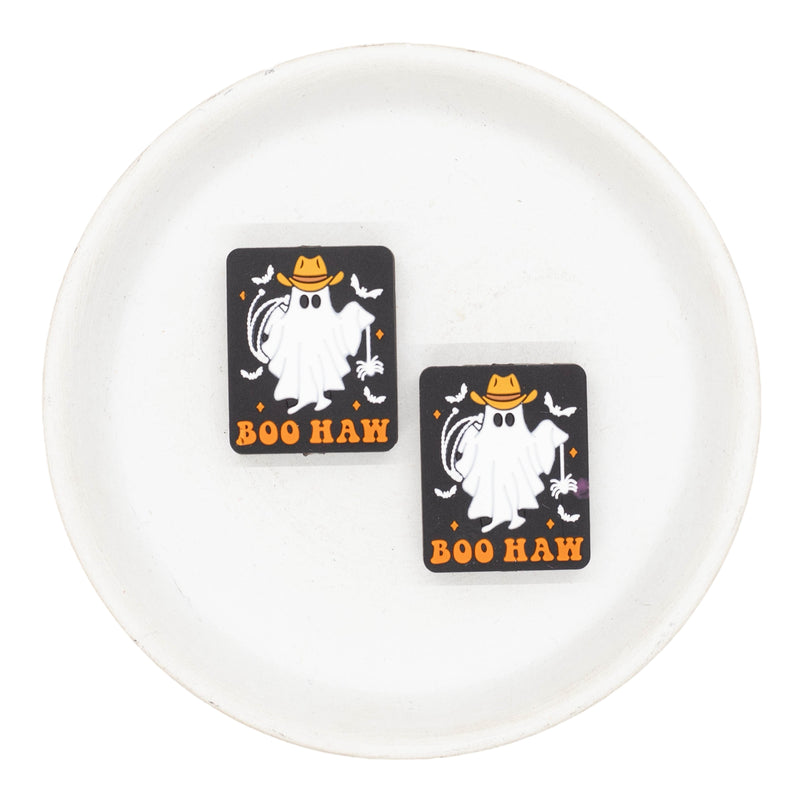 Boo Haw Silicone Focal Bead 30x25mm (Package of 2)