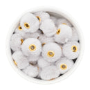 Large Hole Fuzzy Rondelle 19x12mm (Package of 10)