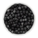 Black Matte Pearly Luster Beads 8mm (Package of Approx. 50 Beads)