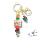 Serape Printed Silicone Beads 15mm