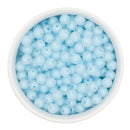 Baby Blue Frosted Beads 8mm (Package of Approx. 50 Beads)