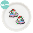 Christmas Book Stack Silicone Focal Bead 29x31mm (Package of 2)