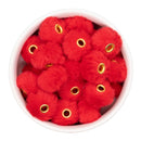 Large Hole Fuzzy Rondelle 19x12mm (Package of 10)