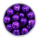 Violet UV Shine Beads 20mm (Package of 10)