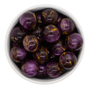Eggplant Galaxy Beads 20mm (Package of 10)