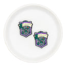 Slytherin Silicone Focal Bead 30x26mm (Package of 2)