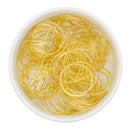 Gold Wine Glass Charm Rings/Hoop Earrings 25mm (Package of 20)