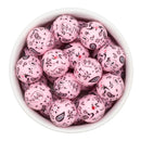Light Pink Bandana Printed Beads 20mm (Package of 10)