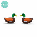 3-D Mallard Duck Silicone Focal Bead 23x14x25mm (Package of 2)