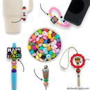 Robin Egg Silicone Lentil Beads 7x12mm (Package of 20)