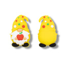 3-D Teacher Gnome Silicone Focal Bead 31x19x14mm (Package of 2)