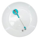Teal Solid Beadable Badge Reel (Package of 1)