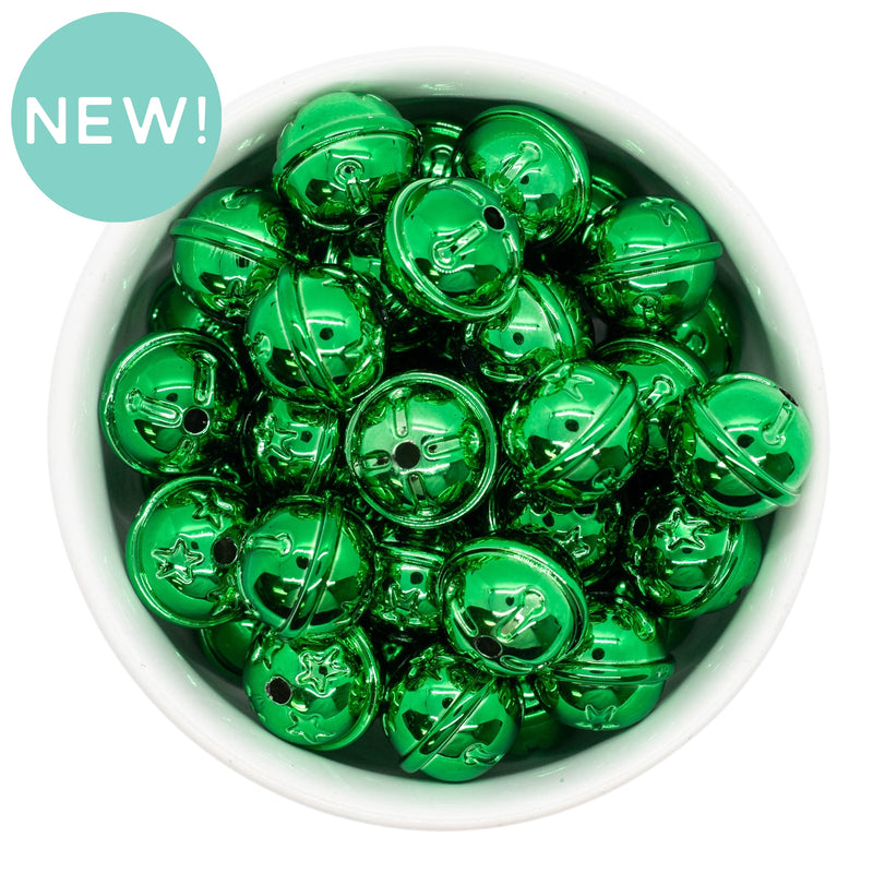 Kelly Green UV Bell Beads 16x18mm (Package of 10)