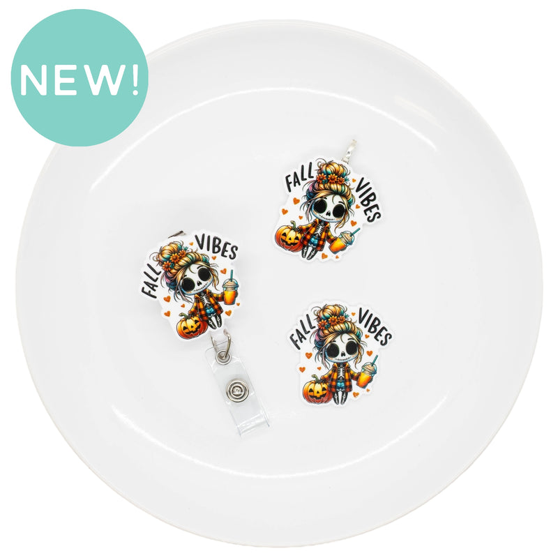 Fall Vibes Acrylic Accent 42x42mm (Package of 1)