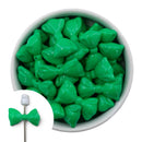 Kelly Green Bow Bead 32x18mm (Package of 5)