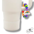 Rainbow Silicone Beverage Charm Kit