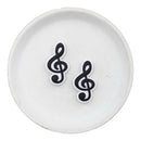 Musical Note Silicone Focal Bead 36x19mm (Package of 2)