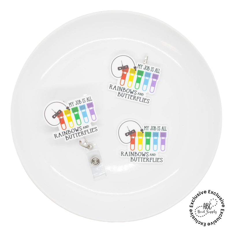My Job is All Rainbows and Butterflies Phlebotomist Acrylic Accent 39x50mm (Package of 1) - ABC Exclusive