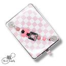 Light Pink Matte Bow Charm 16x17mm (Package of 5)