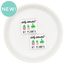 Easily Distracted by Plants Silicone Focal Bead 24x28mm (Package of 2)