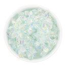 Jumbo Pale Blue Iridescent Snowflake Bead 31mm (Package of 5)