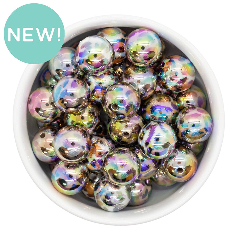 Iridescent Leopard Variety Pack Beads 16mm (Package of 10)