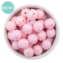 Light Pink Iridescent Oblong Multifaceted 16x17mm (Package of 10)