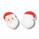 3-D Santa Face Silicone Focal Bead 31x21x17mm (Package of 2)