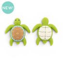 3-D Sea Turtle Silicone Focal Bead 34x36x13mm (Package of 2)