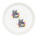 First Mother, Forever Friend Silicone Focal Bead 28mm (Package of 2)