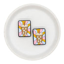 Retro Iced Coffee Silicone Focal Bead 30x23mm (Package of 2)